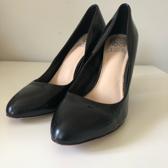 Vince Camuto Black Patent Heels - Picture 7 of 9